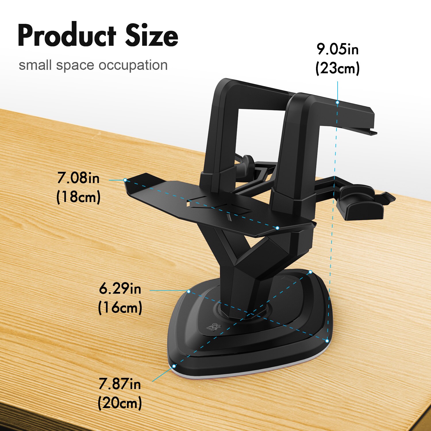 Headset VR Display Stand, Helmet and Controller Handle Holder Mount Station for Oculus Quest, Quest 2, Oculus Rift or Rift S