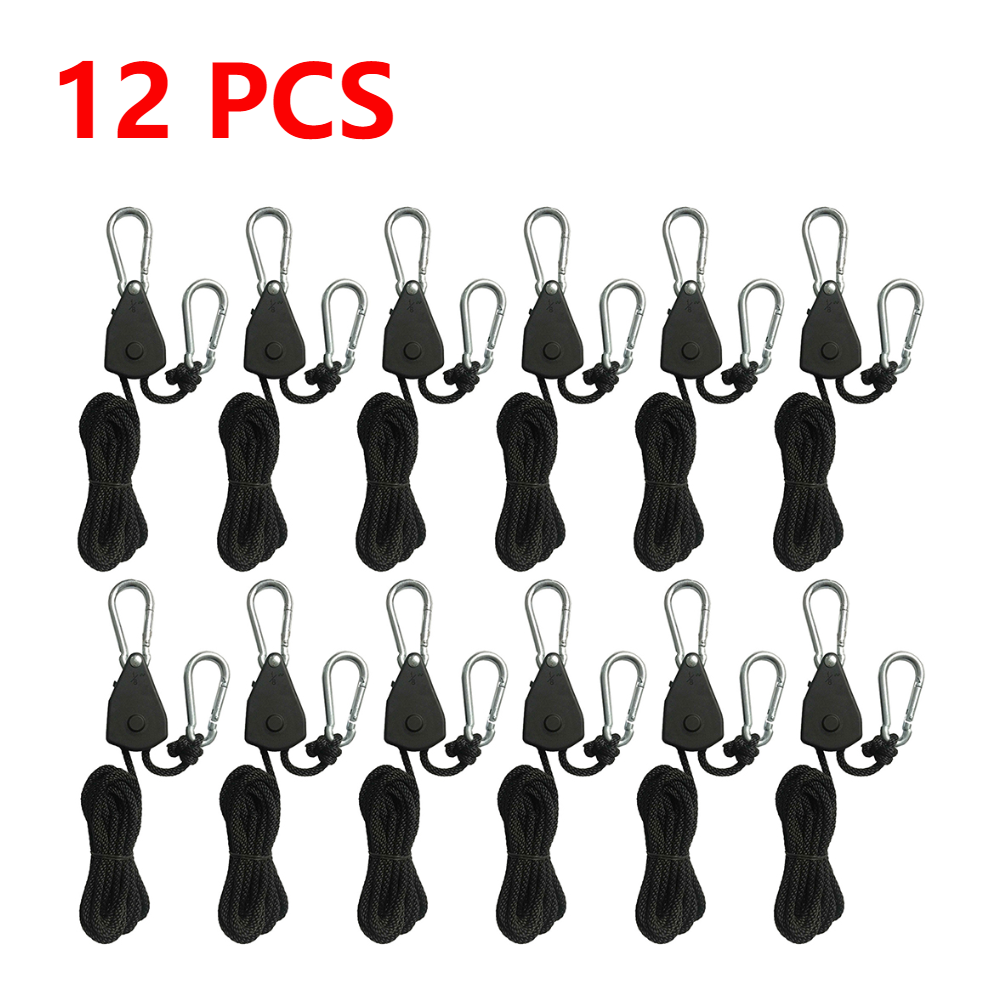 20-2PCS Hanger Pulley Ratchets Kayak Rope Rope Pulley 1/8 Lift Pulley Lock Tie Down Strap 1.6M Sky Curtain Tent for Camping: Orange