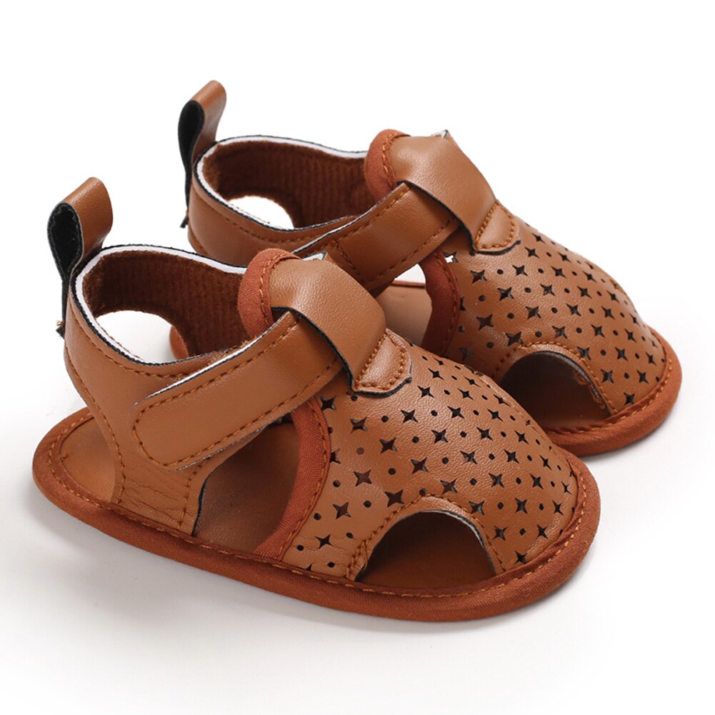 0-18M bebé chico niña Sandalias de flores Casual cuna zapatos primer caminador