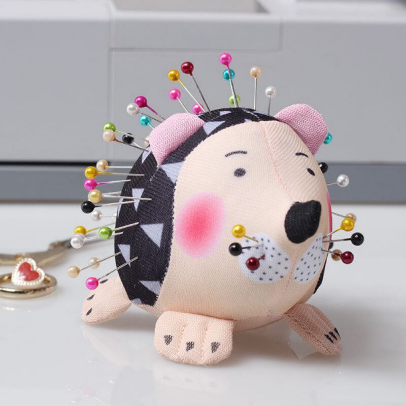 Cute Hedgehog Pin Cushion for Sewing Pincushion with Soft Cotton Fabric Pin Patchwork Holder Arts Crafts & Sewing