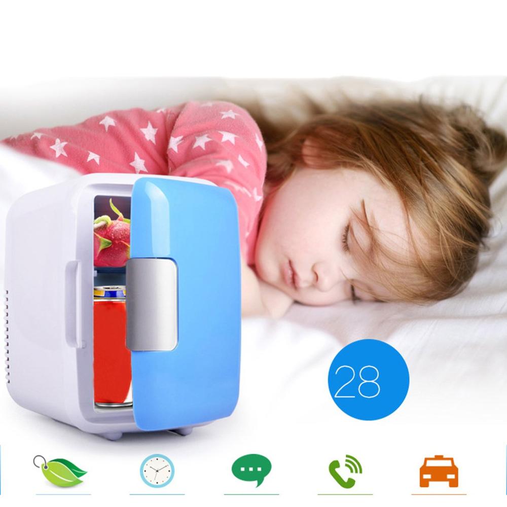 Mini 4-Liter Refrigerator Refrigeration Small Portable Constant Temperature Refrigerator For Home And Car Use