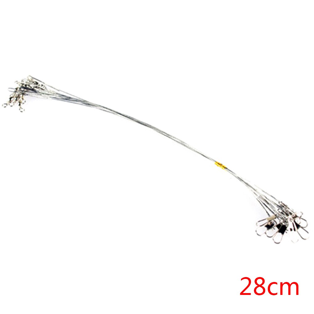 10pcs Fishing Wire Leaders Stainless Steel Braided Trace Spinning Leader Rigs Steel Wire Fishing Line: 7