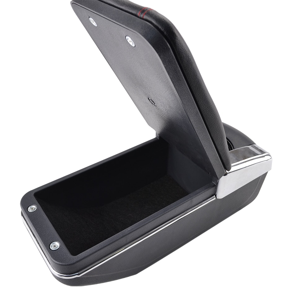 Center Middenconsole Opbergdoos Voor Ford Fiesta Draaibare Arm Rest Armsteun