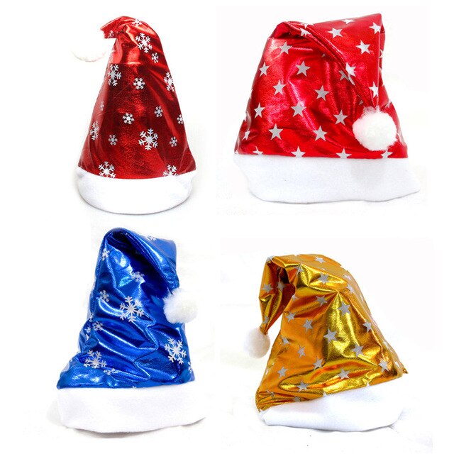 Kerst Ornamenten Volwassen Gewone Kerstmutsen Hoeden Cap Voor Christmas Party Props DS29
