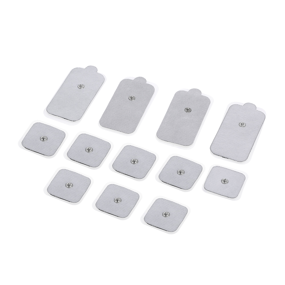 12pcs Nerve Stimulator Silicone Gel Electrode Pads Tens Electrodes Digital Therapy Machine Massage