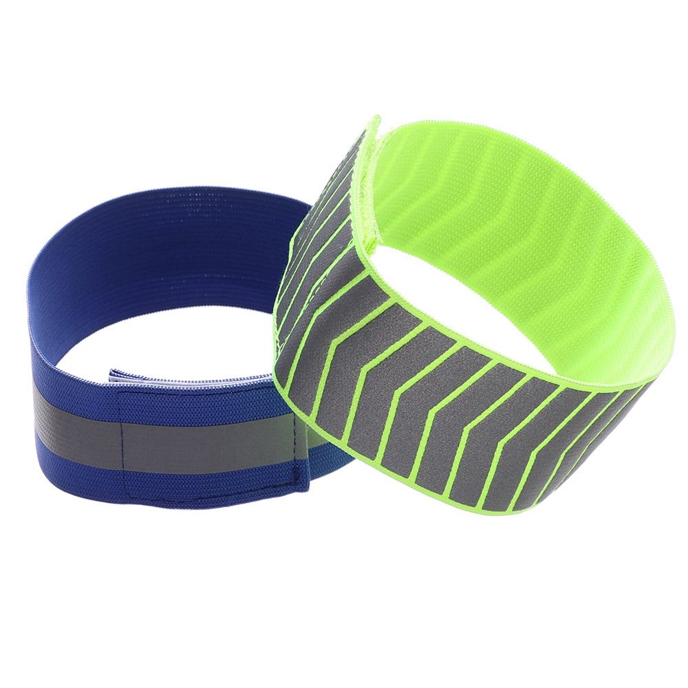 1PC Reflektierende Band Elastische Armbinde Armbinde Hand Knöchel Bein Warnung binden Gurt Nacht Sicherheit Alarm Band für Sport Radfahren
