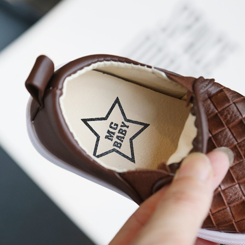 Kinderen Leren Schoenen - Klassieke Platte Loafers voor Jongens & Meisjes - School Prestatie Mokassins