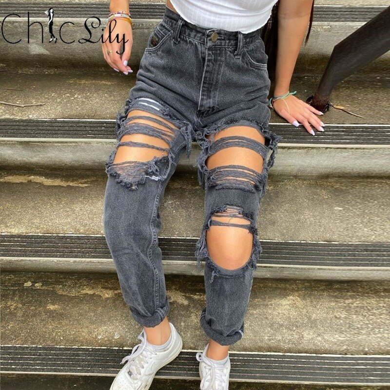 SEAUR Y2K Y2K Jeans voor meisjes, baggy broek, wijde pijpen, bootcut