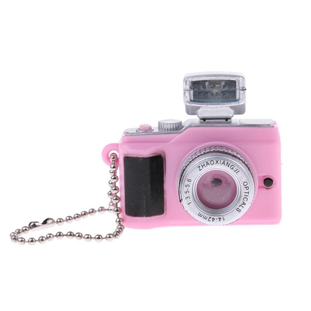 1:8 Bilancia Casa Delle Bambole in Miniatura Fotocamera riflesso Digitale Bambole Decorazione Della Casa Accessorio: rosa
