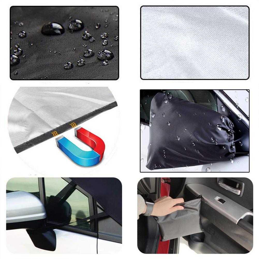 Vvcesidot Auto Windshield Snow Cover Ice Removal Wiper Sun Visor Protector