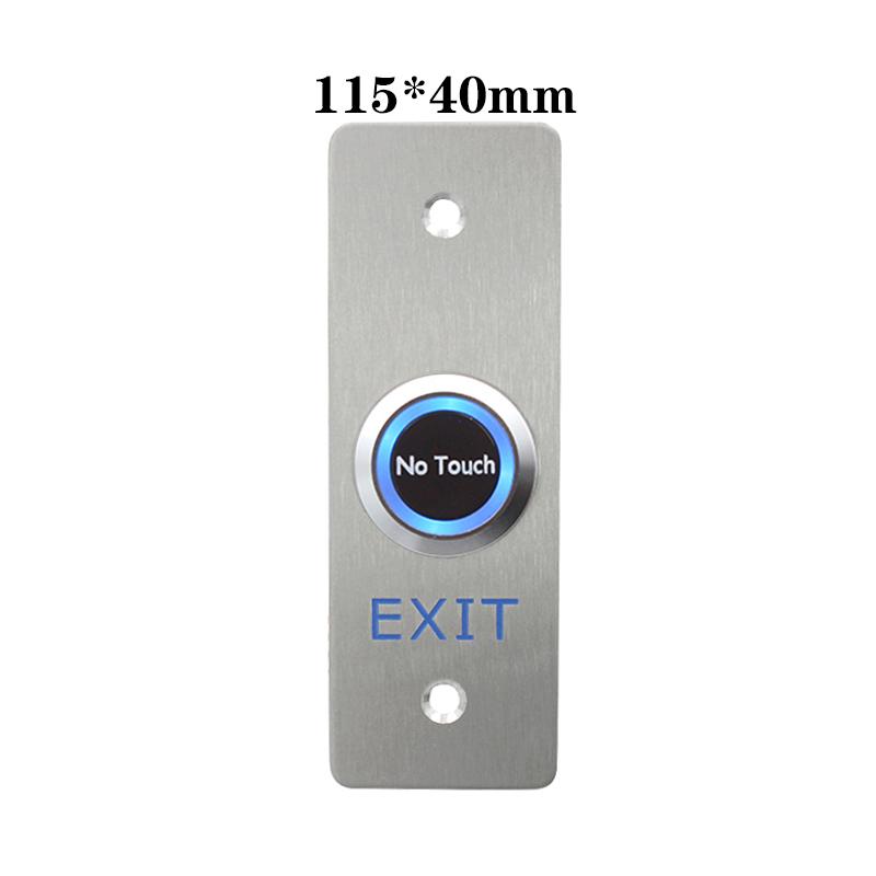IP68 Waterproof Infrared Sensor Switch No Touch Contactless Switches 304 Stainless Steel Door Release Exit Button With LED: EI05A-WL