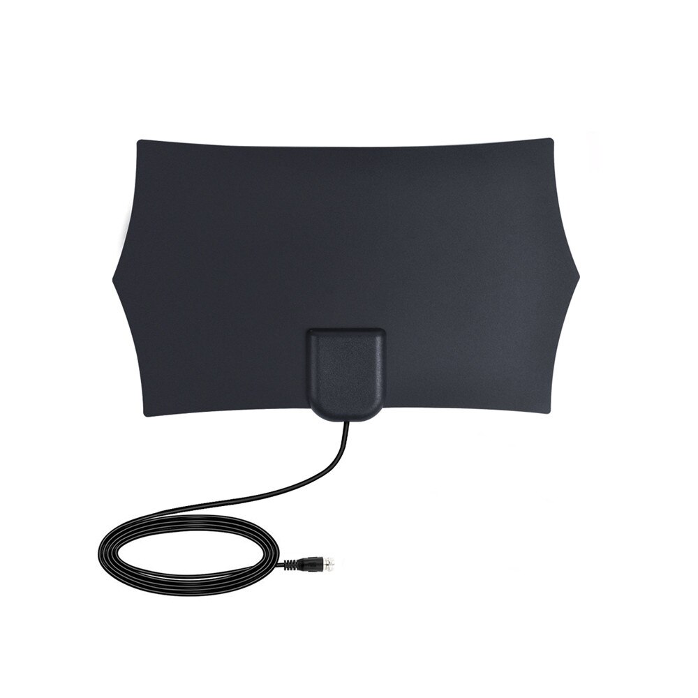 Kebidumei-antena Digital para TV HD 4K, receptor de señal HDTV 300 P para interiores, con rango de 1080 millas, amplificador para VHF UHF: Black