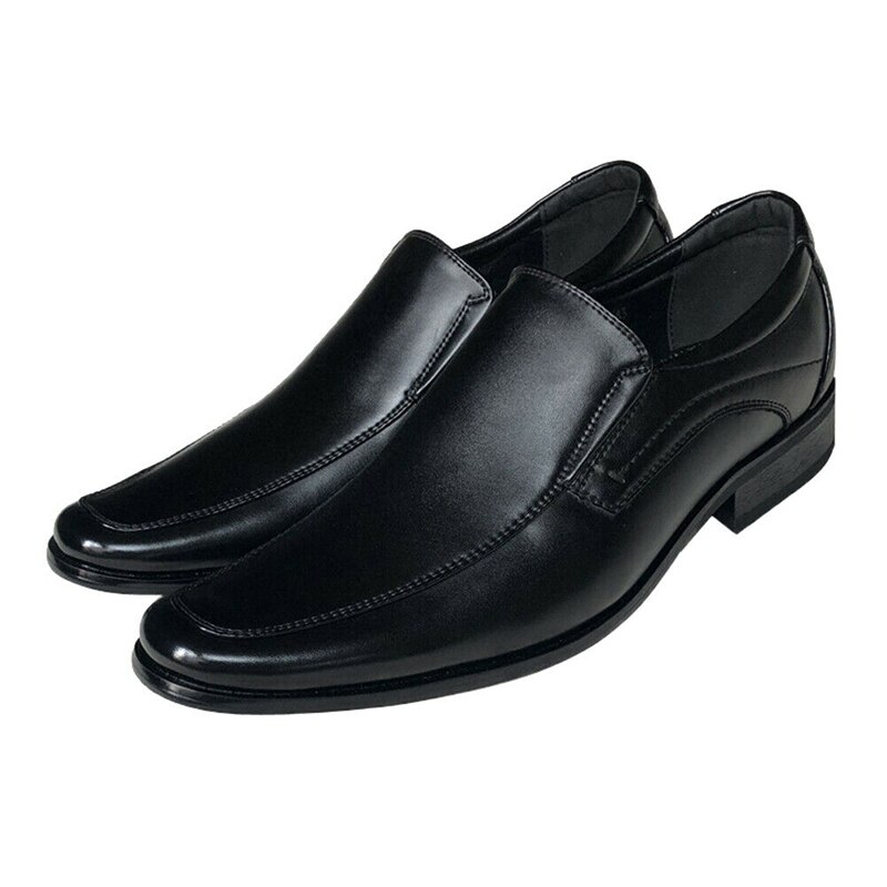 Hommes De luxe décontracté en cuir PU anti-dérapant chaussures hommes offre spéciale bureau formel affaires bout carré chaussures masculines Zapatos De Hombre