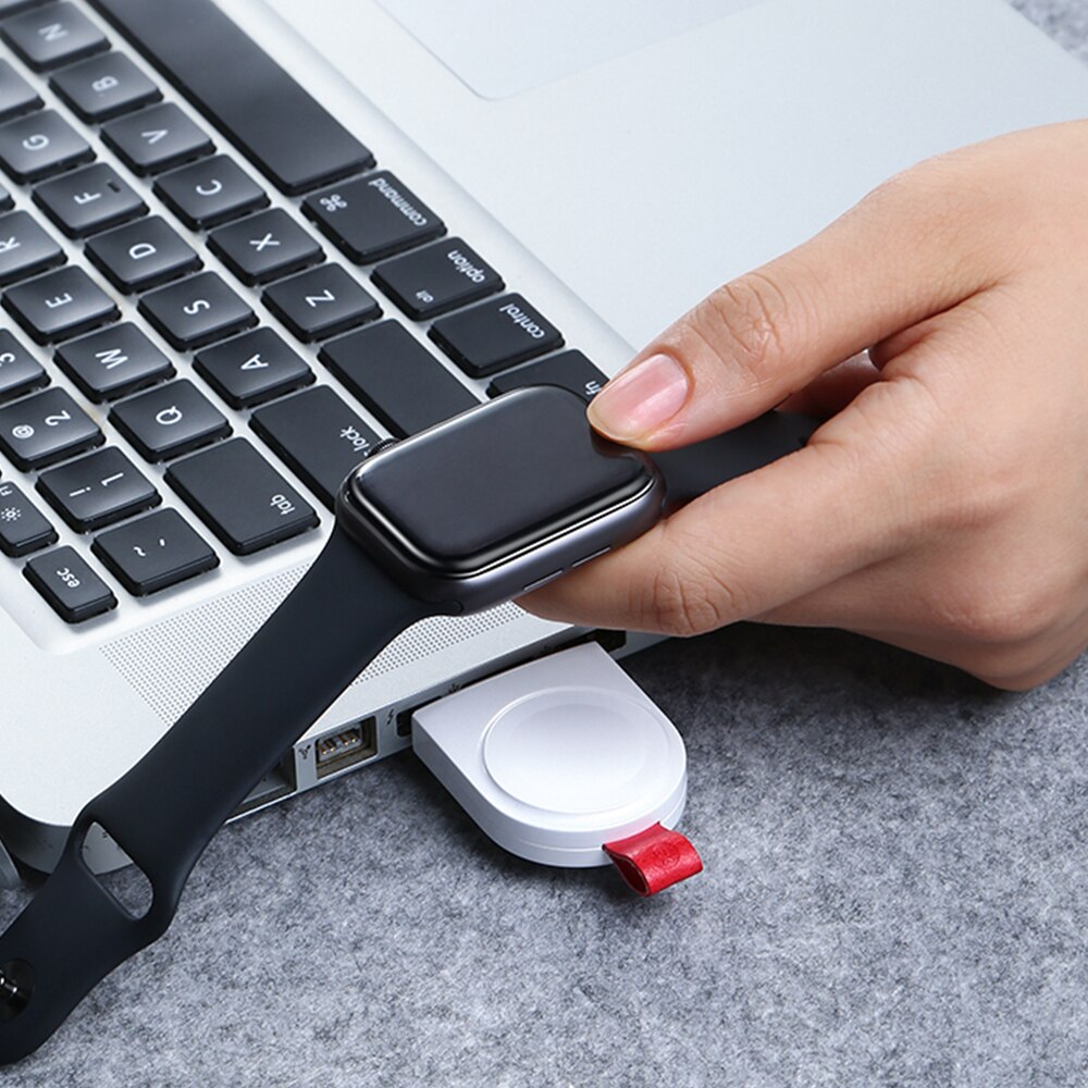 USB Portable Wireless Charger For Apple Watch Charger Charging Pad iWatch Magnetic charging Station Apple Watch Series 3 4 5 6 7