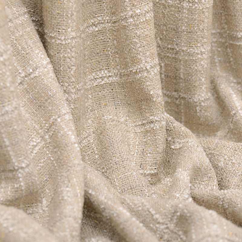 limitada, tela de lana viscosa importada para abrigo, tejido de lana de tweed para ventana francesa, tejido brillante para abrigo DIY de 6 m