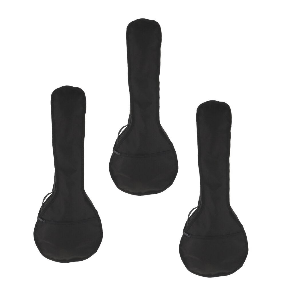 3 Pieces Acoustic Mandolin Carry Storage Case Gig Bag For A Style Mandolin