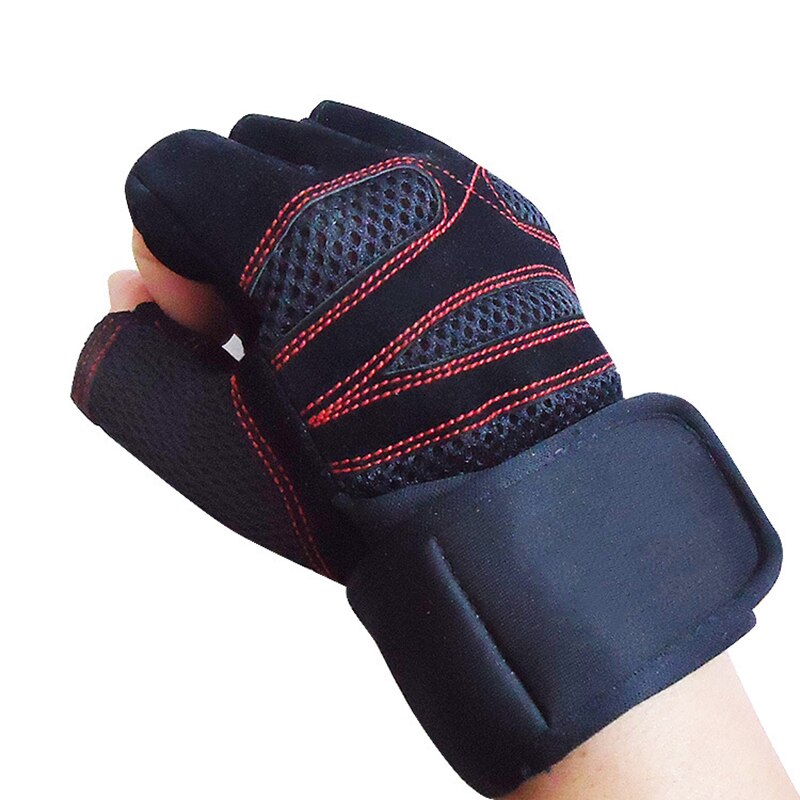 Luvas de academia com proteção para o pulso, para homens e mulheres, suporte para treino, fitness, levantamento de peso, do2, imperdível