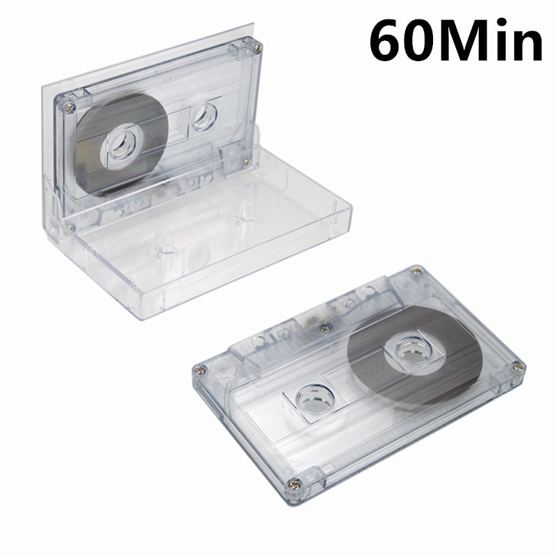 Cassette d'enregistrement Standard, lecteur à bande vierge, avec 60 Minutes d'enregistrement Audio magnétique, pour enregistrement de la musique et de la parole