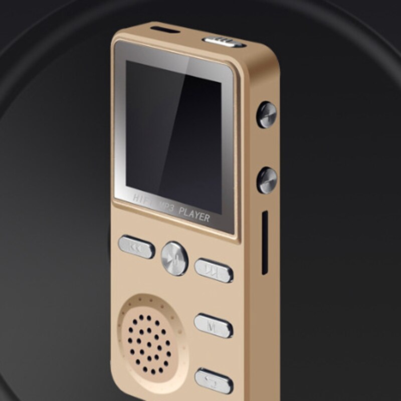 8gb mp3- player-metall-hifi-player mit verlustfreier wiedergabe,  mp3 sport-musikplayer, multifunktions-fm-uhr, recorder und lautem stereoklang