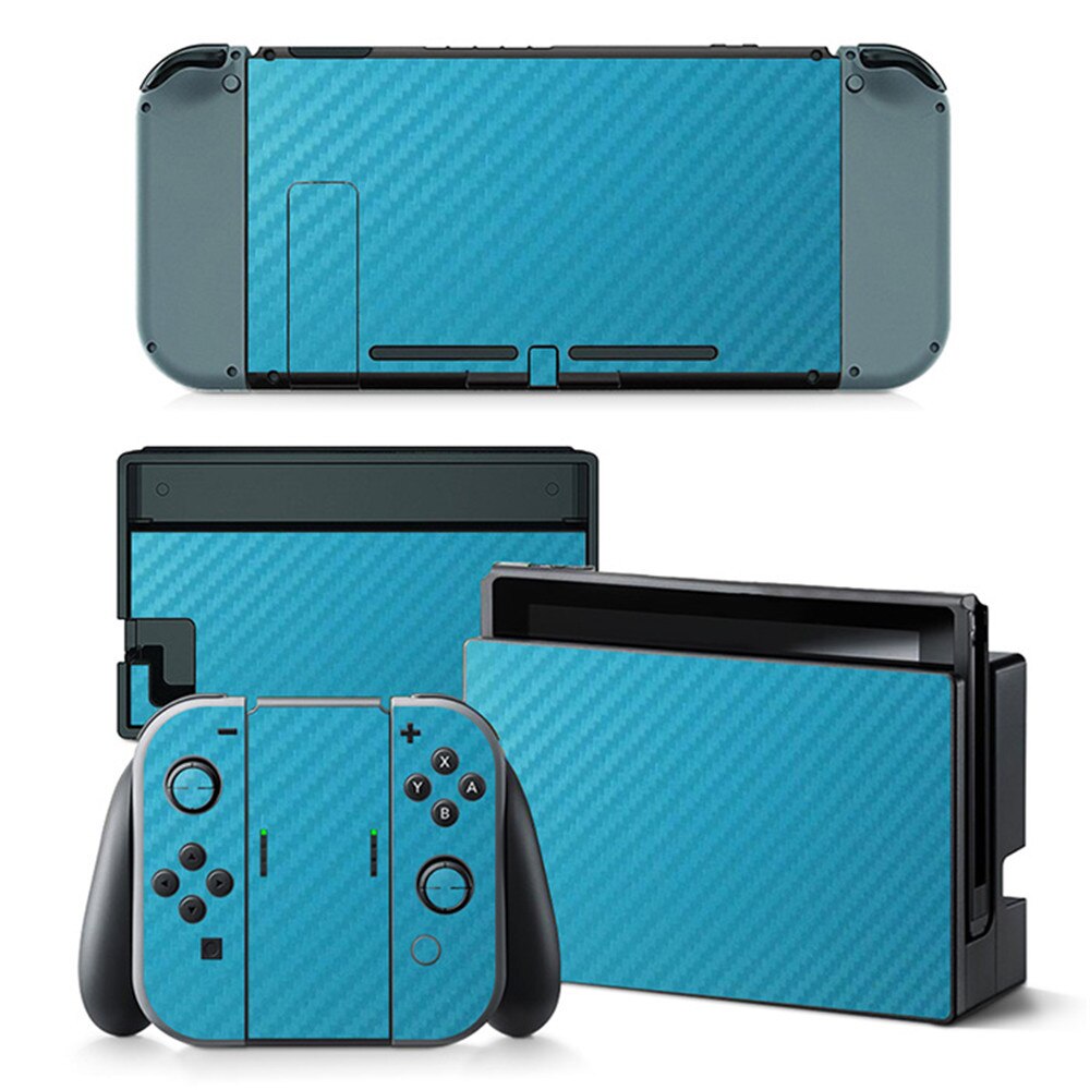 Carbon Sticker Game Serie Skin Stickers Voor Nintendo Switch Goedkope Prijs Skin Stickers: Skyblue