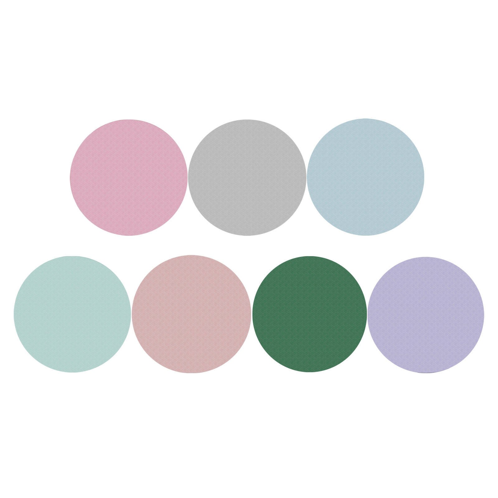 Round Exercise Mat High Density Shock Absorption Rope Skipping Buffer 8mm Thick 58cm Cushion Yoga Mat