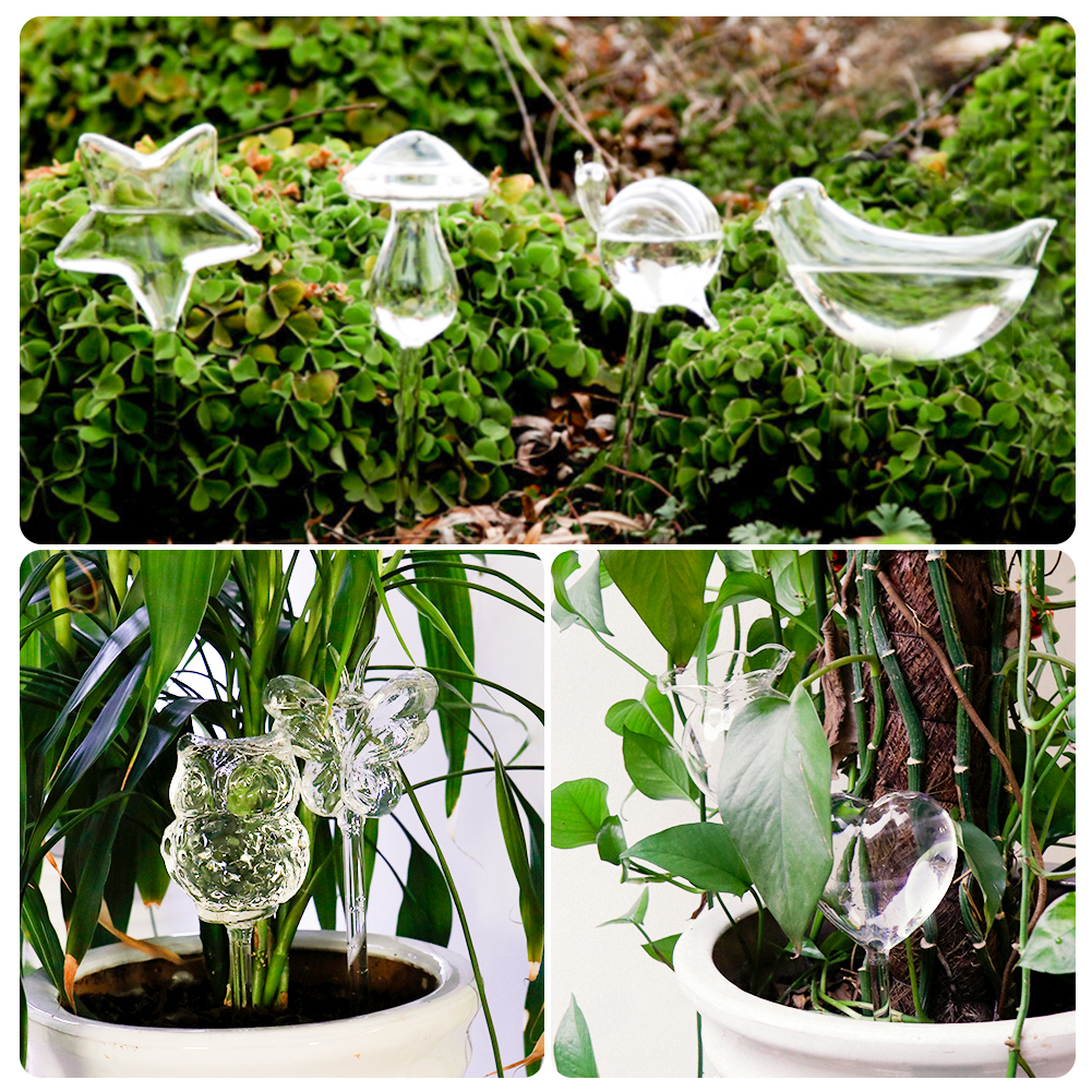 Auto Drip Irrigation System Garden Water Houseplant Plant Pot Little Bird Self Watering Flower Indoor Household Waterers Bottle