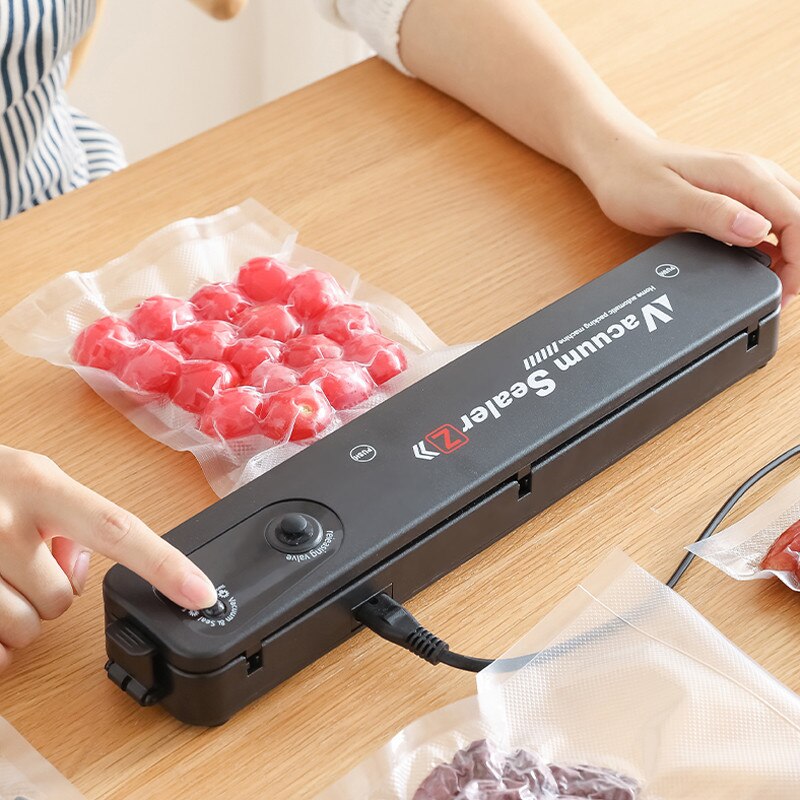 Household Vacuum Sealer Packaging Machine 220V/110V Automatic Food Vacuum Sealer Portable Electric Vacuum Sealer for Food Save