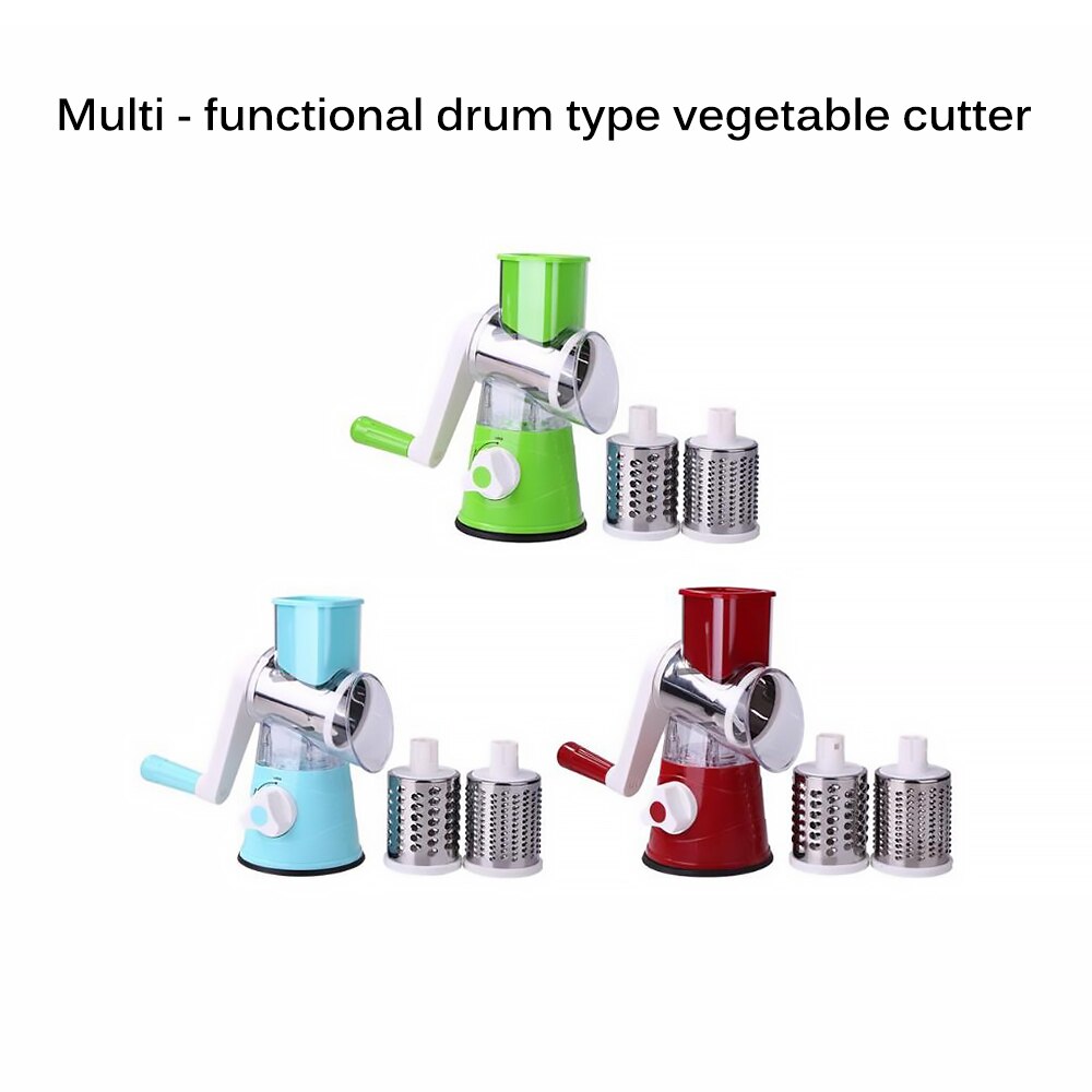 Multifunctional Hand Crank Rolling Shredder Vegetable Slicer Chopper Rotary Cheese Grater Kitchen Tools Crank Rolling Shredder
