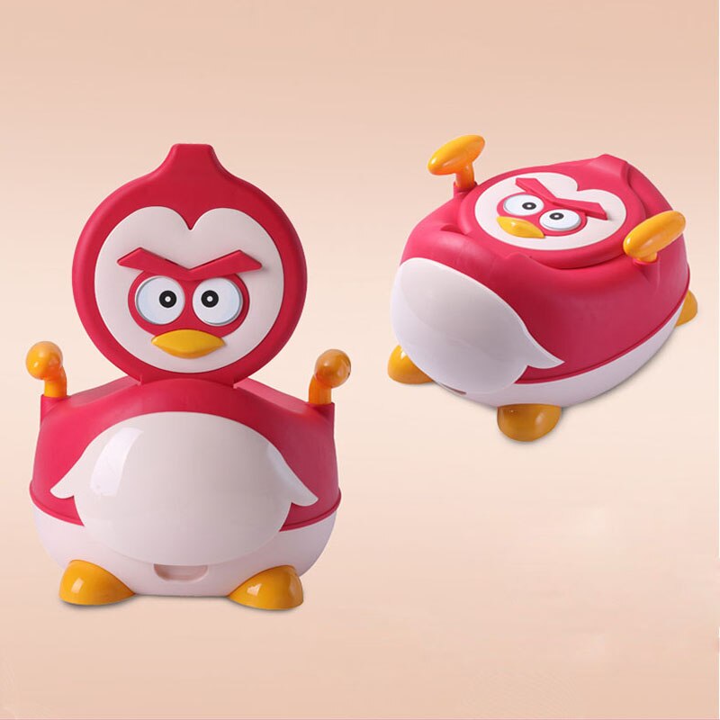 Baby Plastic Toilet Children Toddler Potty: Red