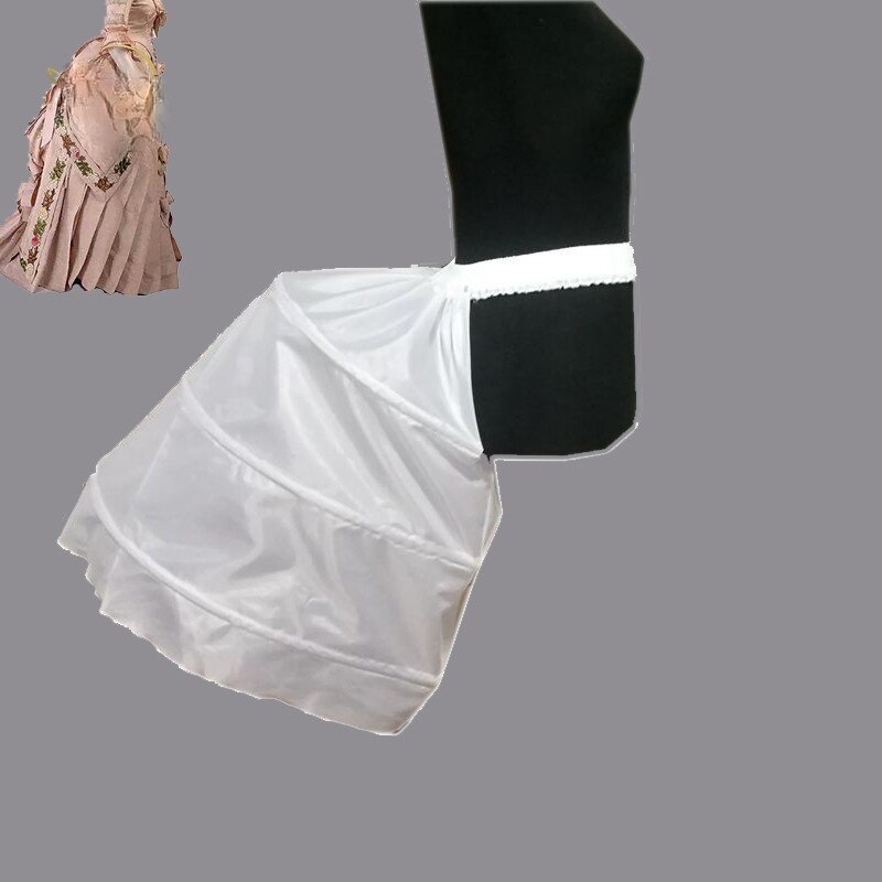 Jupe à la hanche pour femmes, jupon spécial pour robe Baroque, 3 trois cerceaux, sous-jupe Crinoline, accessoires de mariage, Stock