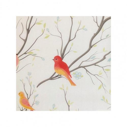 1 Roll Window Stickers Opaque Animal Pattern PVC Made Colorful Birds Window Film for Bedroom Window Stickers: 3