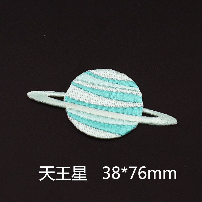 Stickerei buiter, Astronaut Kosmonaut planeten stickerei Patch zuschuss Patch See DIY Es durch Hand: 1Stck Uranus