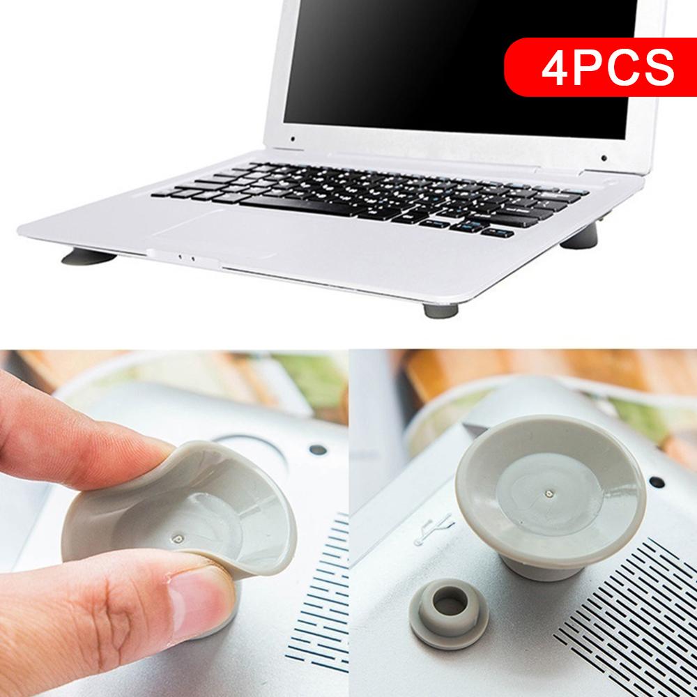 4 Pcs Laptop Notebook Heat Reduction Pad Cooling Feet Cooler Stand Pad Leg Suction 4 Stand Feet Cup