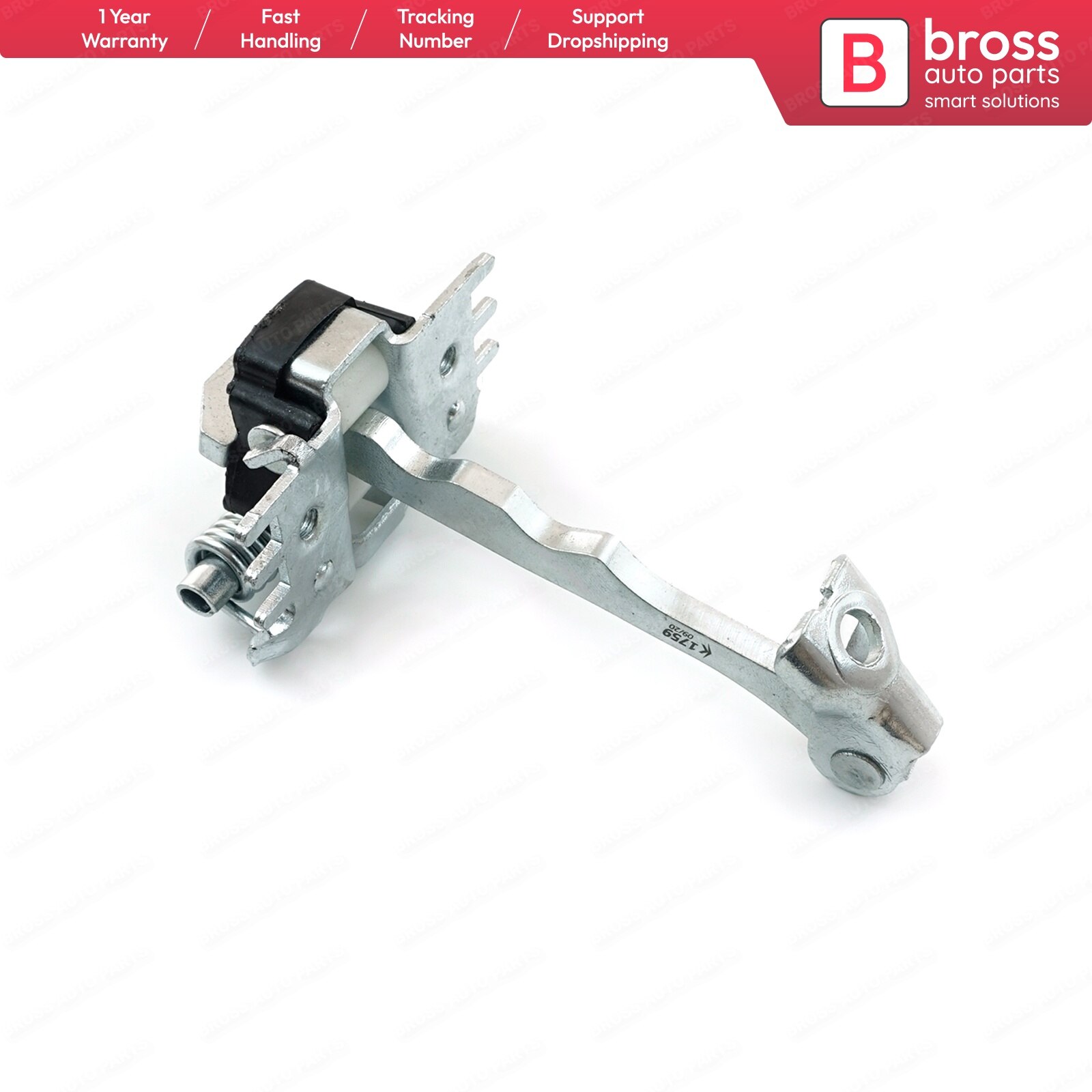 Bross bdp 708 hoveddør hængsel stop check rem limiter 824310007r til fluence megane 3