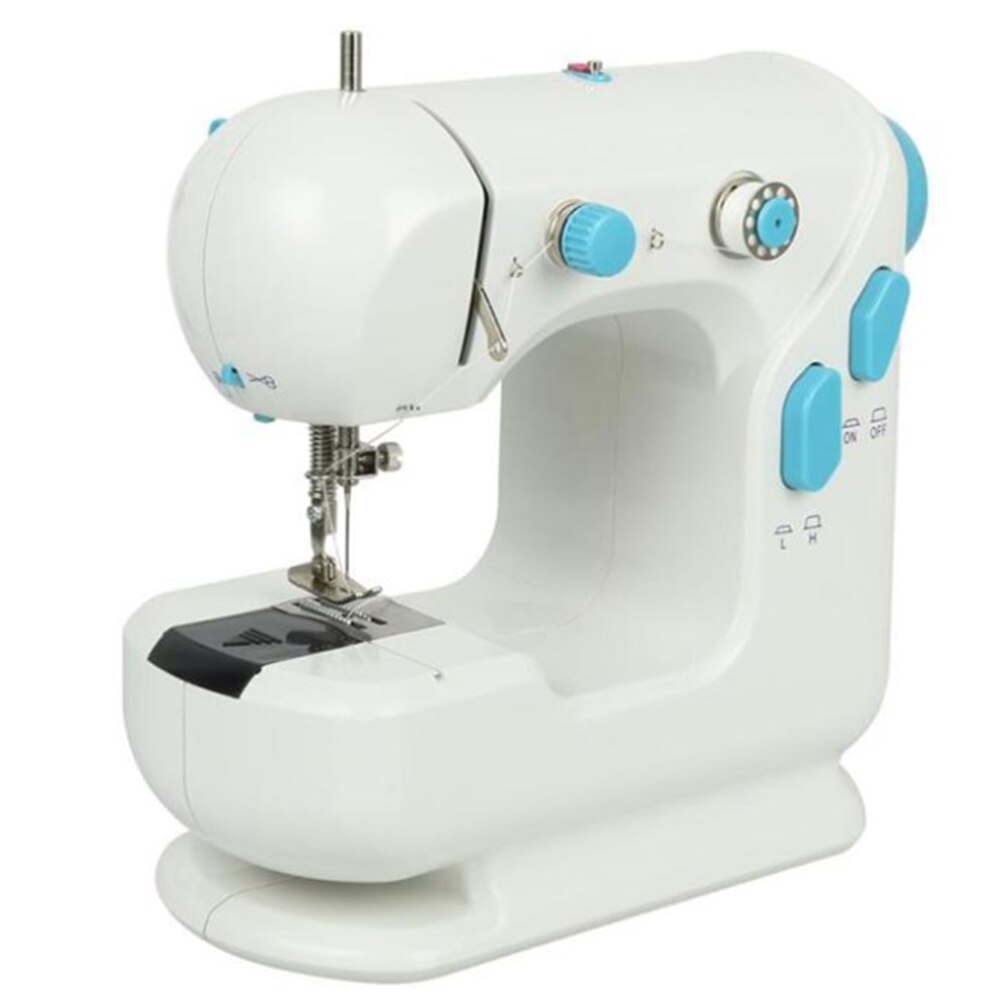 Household Sewing Machine Electric Double Threads Home Desk Sewing Knit Tool