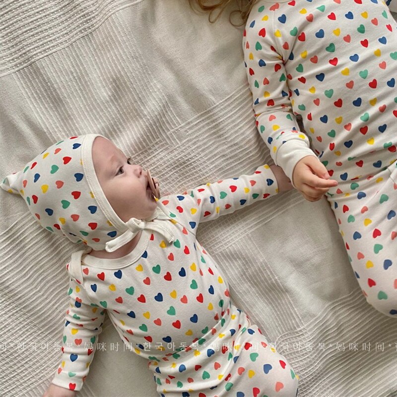 Conjunto de camisa e calça macia de algodão para bebês, 0-3 anos, roupas de dormir, recém-nascidos, meninas, roupas para dormir, roupão de banho, 2021