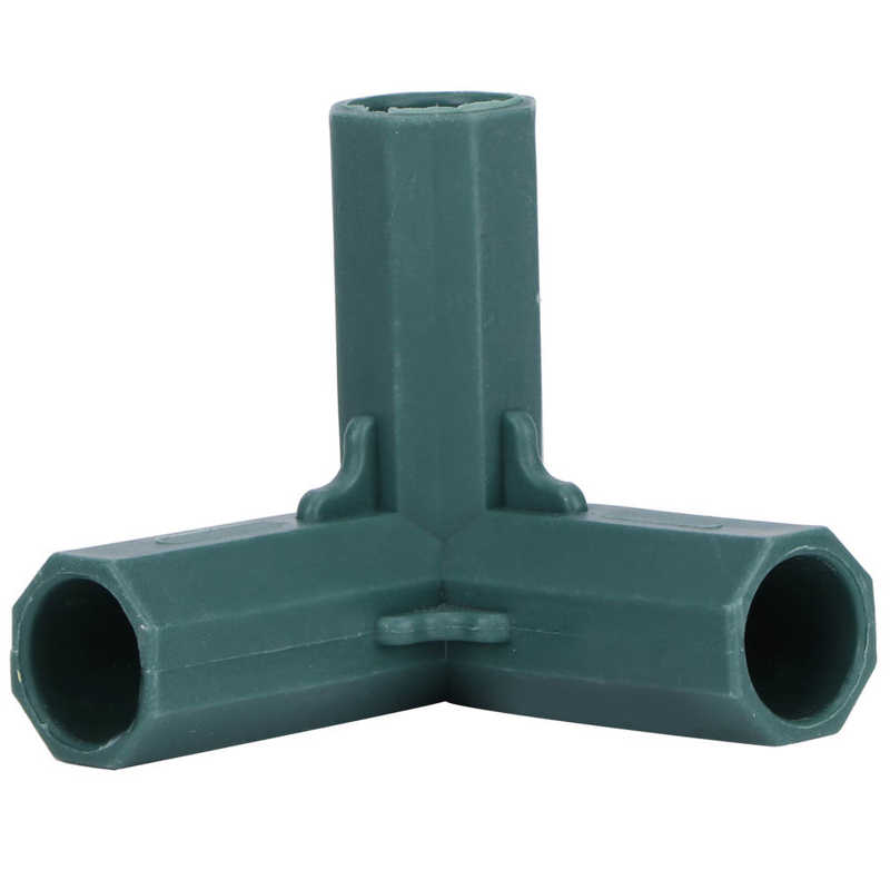 8Pcs 3-Way Plant Support Connectors Plastic Garden Climbing Stake Joint Greenhouse Accessory