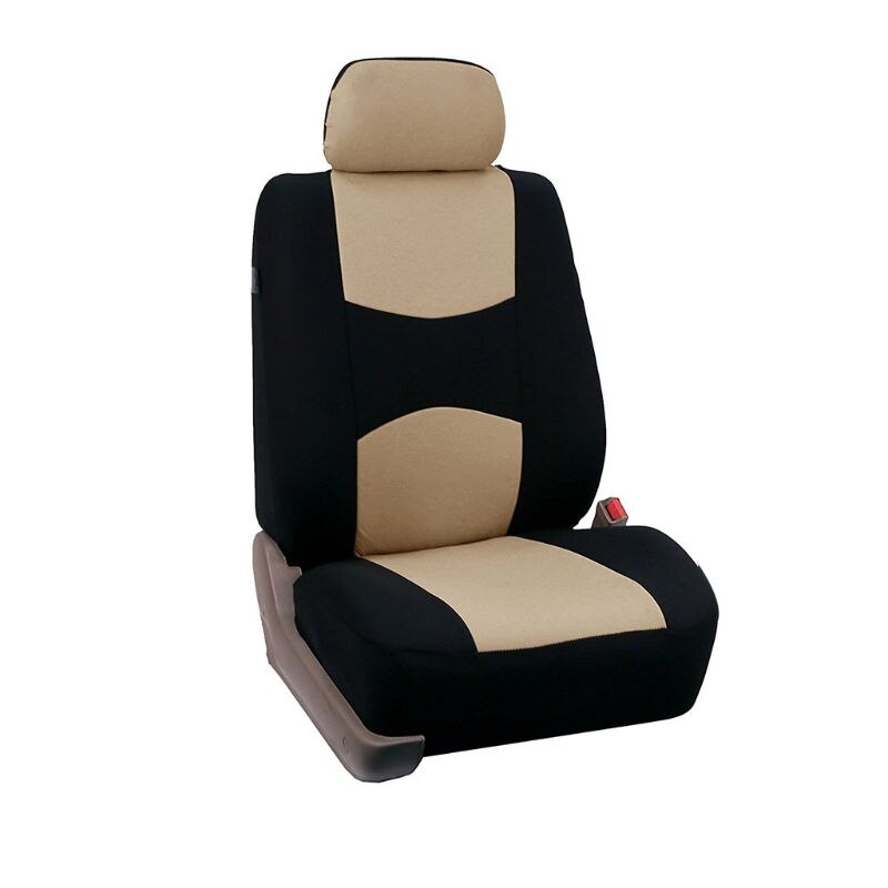 2 stk / sett universalt setetrekk til bil sett smussbestandig autosete beskytter  b36b: beige