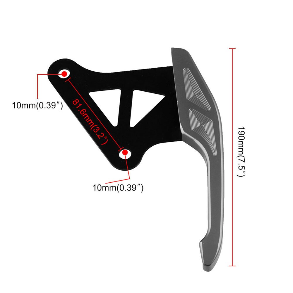 Aluminum Motorcycle Motor Accessories Rear Seat Grab Bars Pillion Passenger Rail Handle for Hond-a Grom MSX 125 13-15
