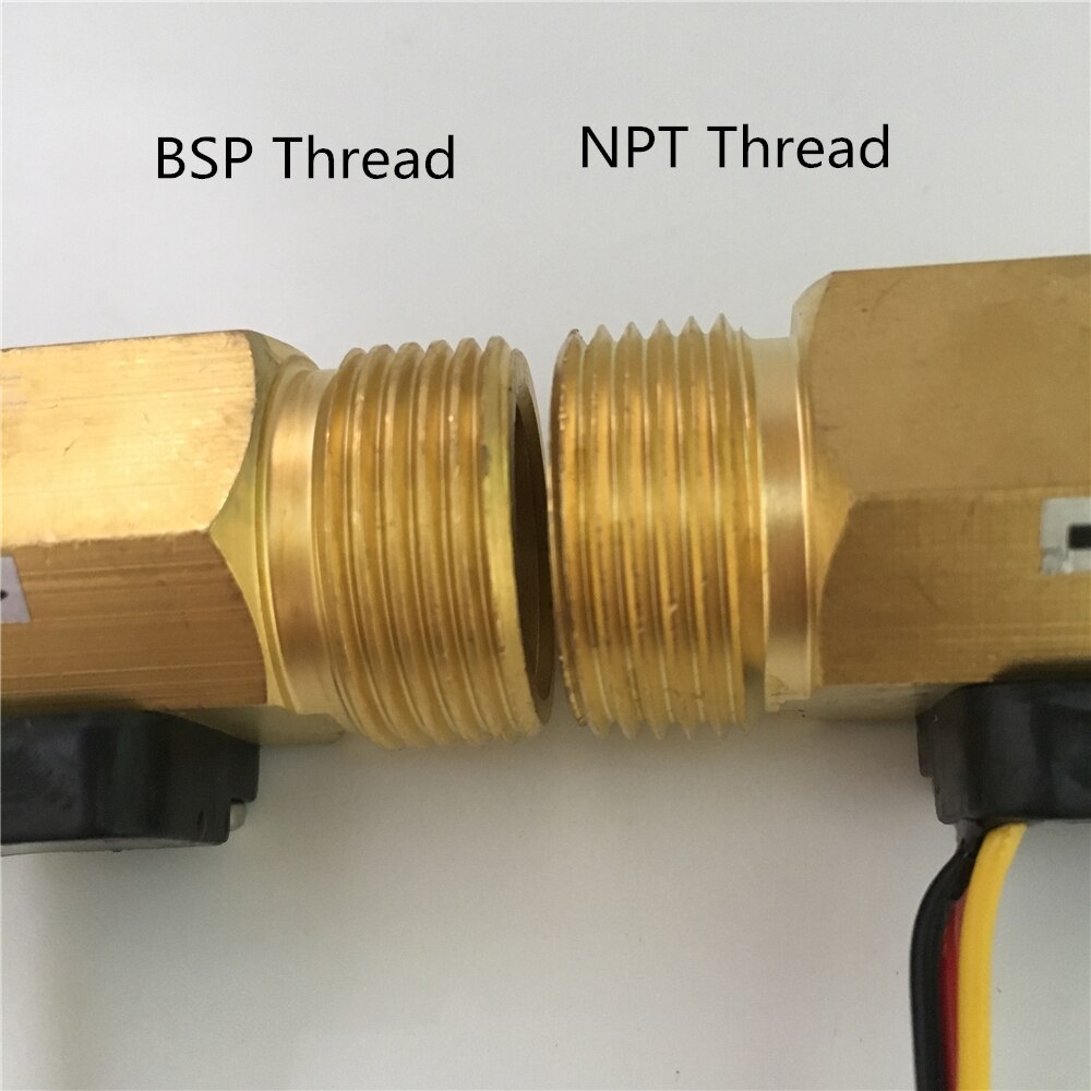 NPT or BSP 3/4" DN20 Brass Hall flow sensor meter
