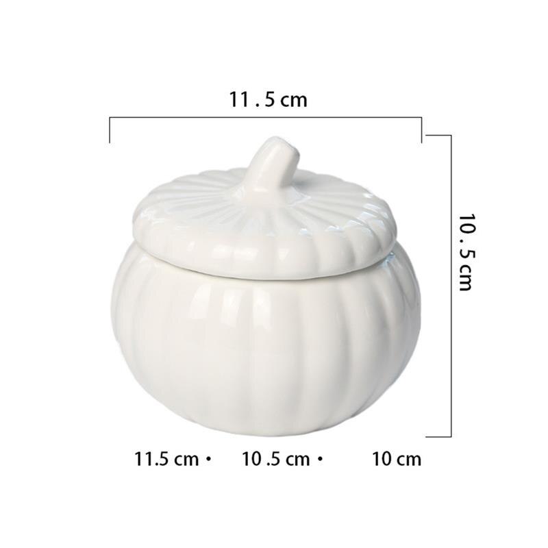 Suppe Schüssel Kreative Mehrzweck Kürbis bilden Keramik Schüssel Portion Schüssel mit Deckel Lebensmittel Lagerung Glas Container