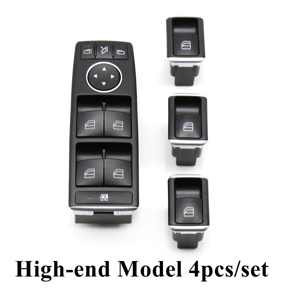 Vorder Elektrische Fensterheber Taste Kontrolle Schalter Für Mercedes Benz X156 X204 W204 C200 220 W212: hoch-Ende 4Stck einstellen