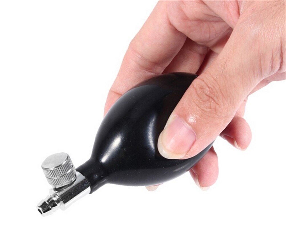 Arrivel Vervanging Handmatige Inflatie Bloeddruk Latex Lamp Met Air Release Zwart