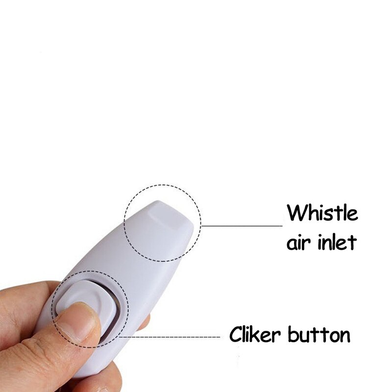 Pet Dog Whistle En Clicker Puppy Stop Barking Training Aid Tool Clicker Draagbare Trainer Huisdier Producten Levert