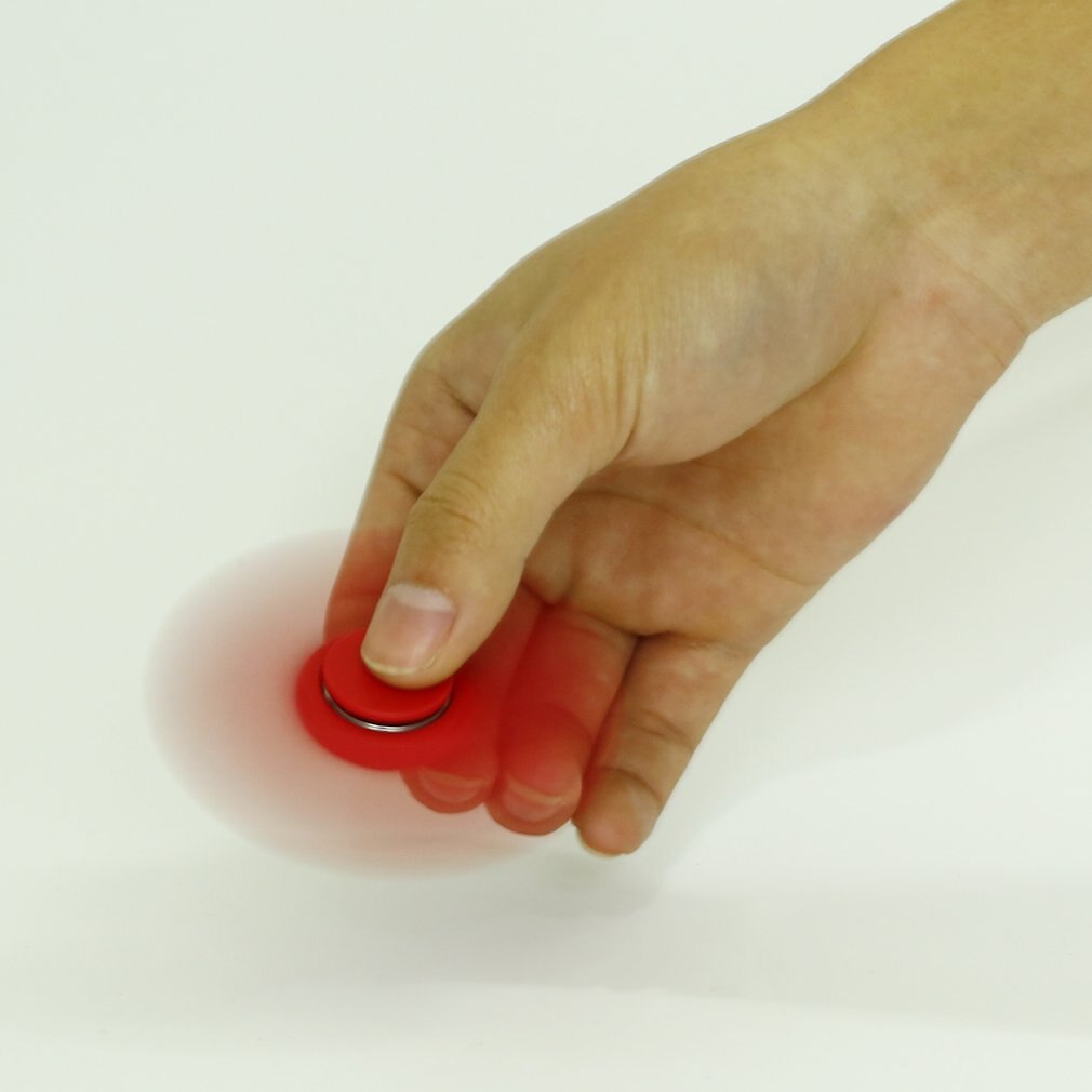 LED Colorful Triangle Flash Hand Spinner For ADHD Stress Out Autism Relief Rotation Long Time Plaything Spin Toy