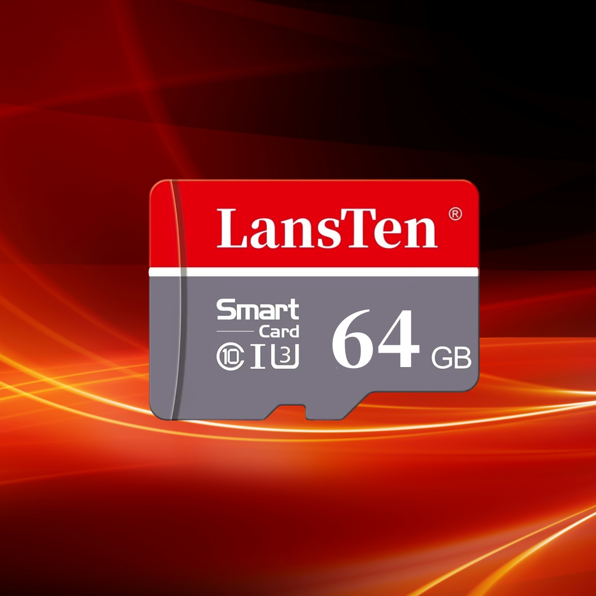 LansTen Memory Card 64MB 128MB 256MB 512MB 1GB 2GB 4GB 8GB 16GB 32GB 64GB 100GB 128GB 200GB 256GB A1 U3 Class10 TF Card: 64GB