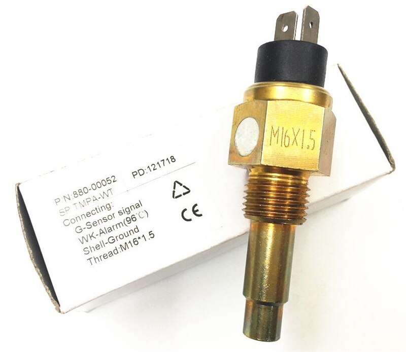 1pc 287.4~22.4ohm Water Temperature Gauges 52mm 40-120 Degree Water Temp Meters Auto Device Sending Unit for Car Ship Motorcycle: M16x1.5 sensor