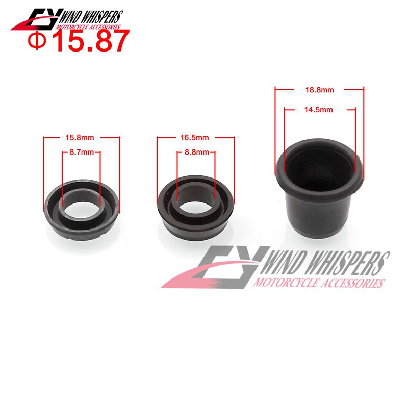 Motorfiets universele Koppeling en rem master cilinder oliekeerringen ring Seals rubber diameter: 12.7mm 14mm 15.87mm 19mm