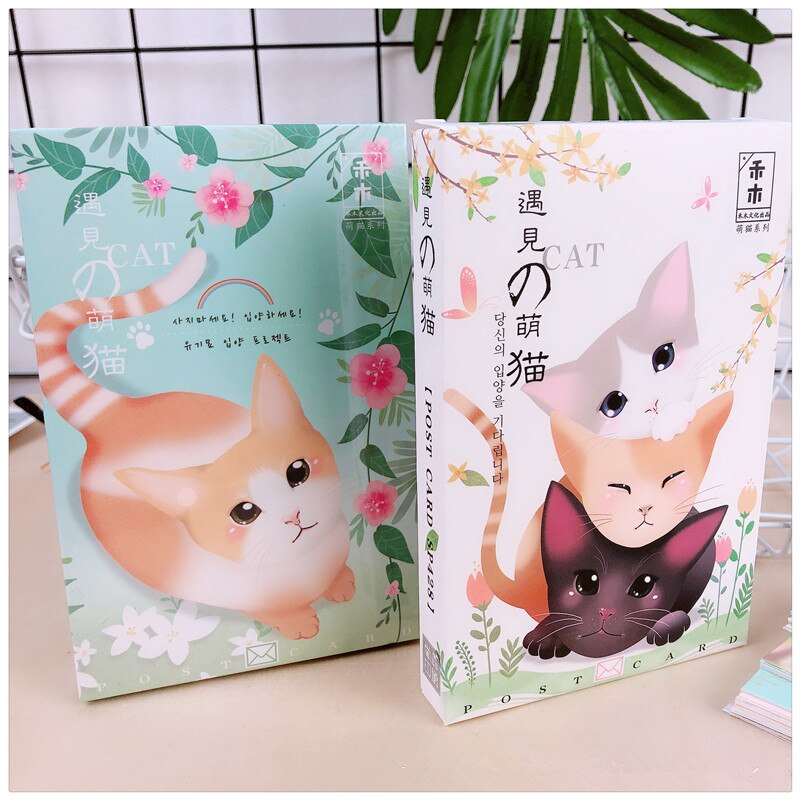 36Sheets/Set Meet The Cute Cat style Postcard /Greeting Card/Message Card/Christmas and Year