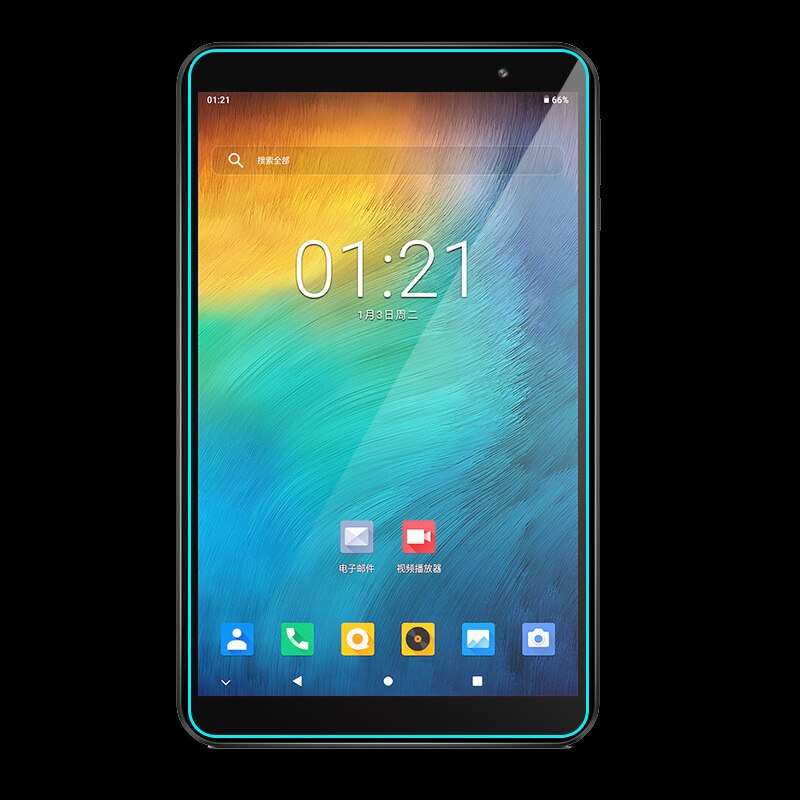 Skjermbeskytter i herdet glass for teclast  p80x 4g tablet android 9.0 sc9863a octa core 8 " nettbrett